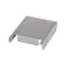 Vestil Steel Caster Pad 4 In. x 4-1/2 In. Top Plate Gray CST-CP-S-400X412 - alternate 2